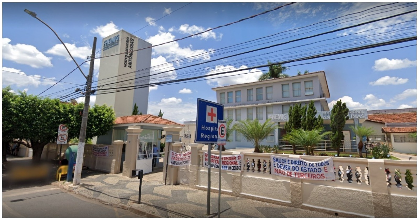 Adolescente foi levada ao Hospital Regional
