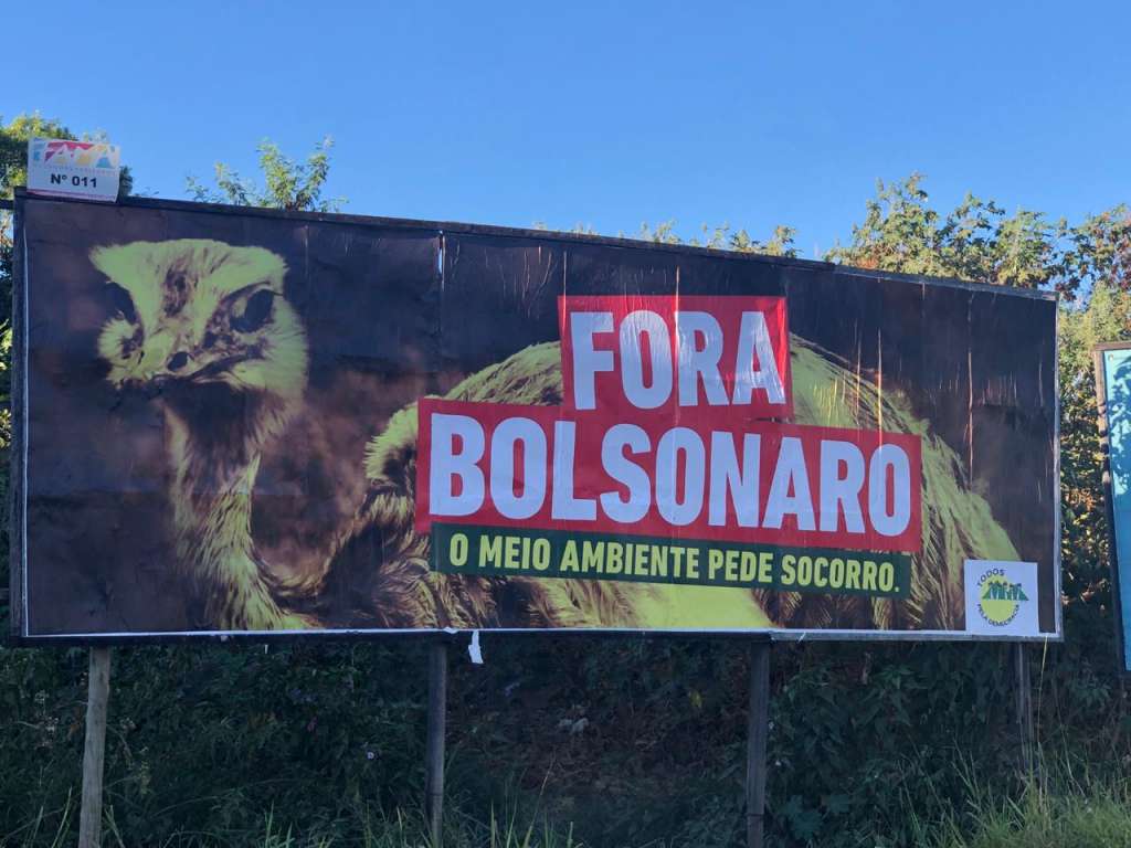 Outdoor critica Bolsonaro em relação ao meio ambiente