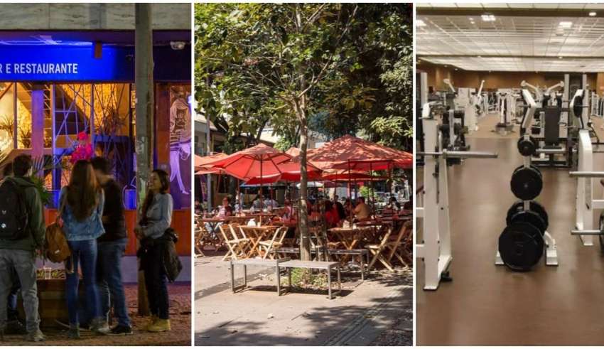 bar restaurante e academia