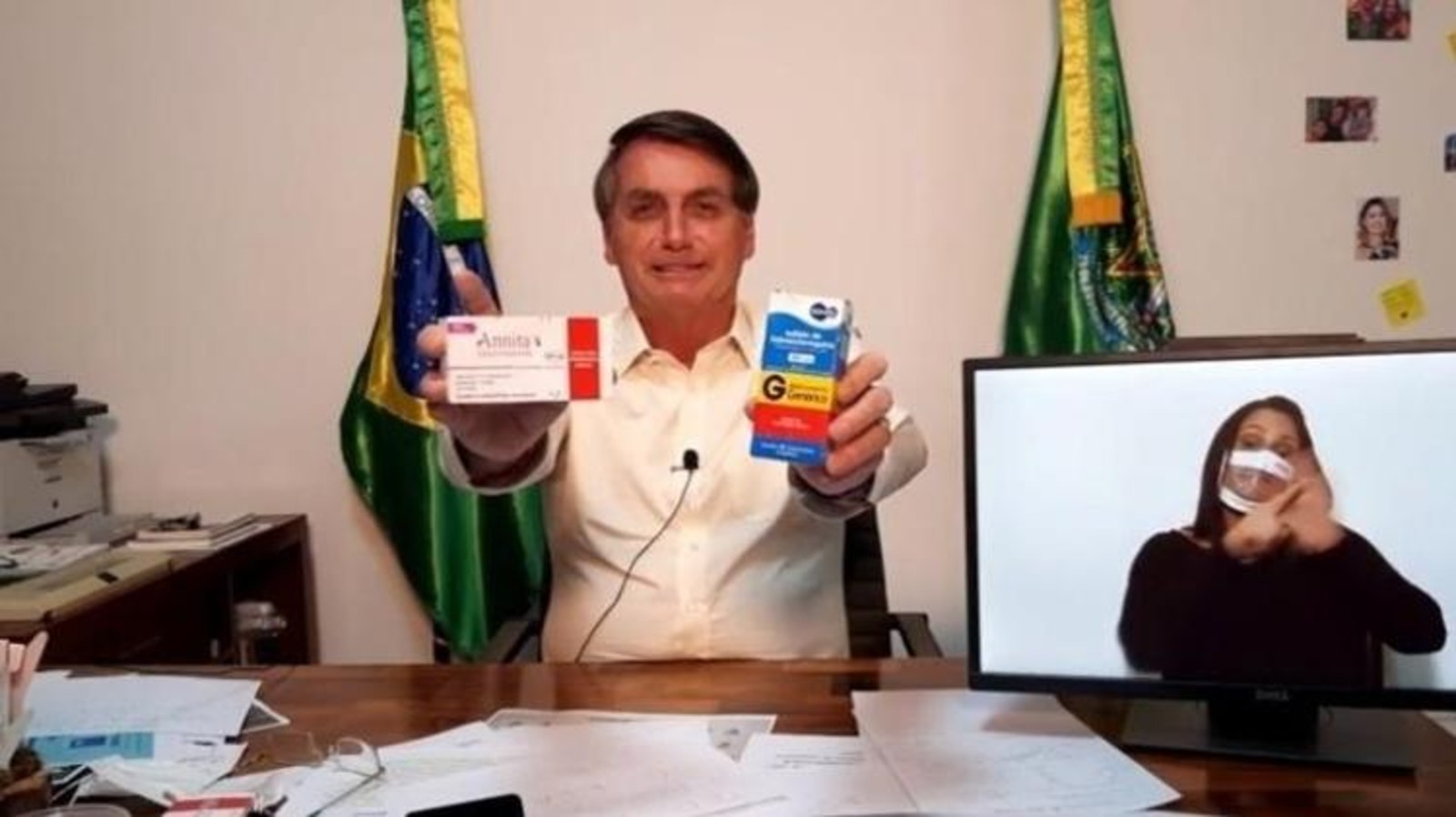 jair bolsonaro remédios cloroquina