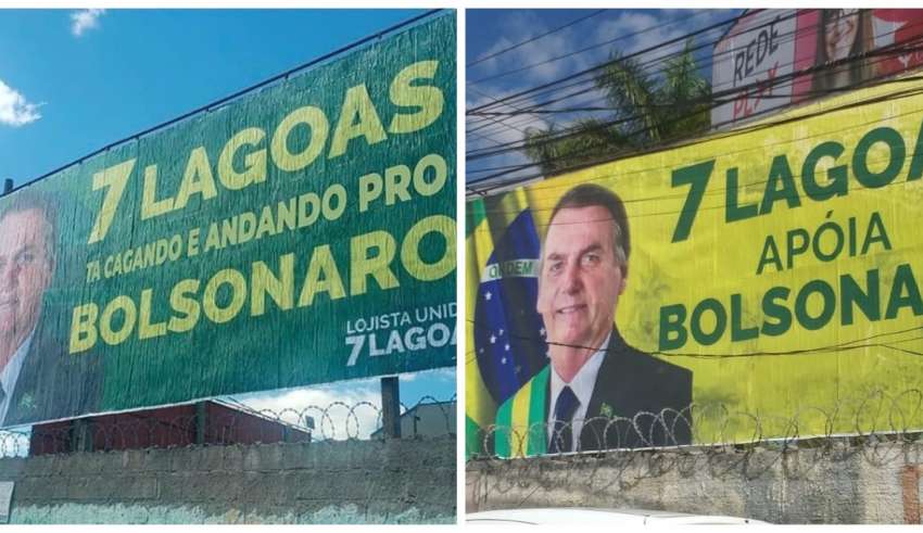 bolsonaro outdoor sete lagoas
