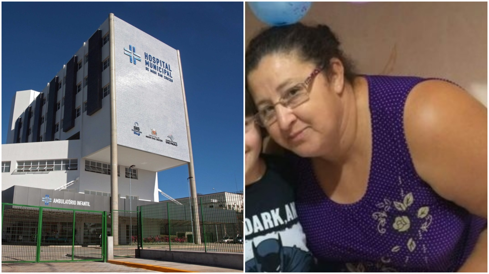 Hospital Municipal de Mogi das Cruzes e Zenilda, vítima da Covid-19