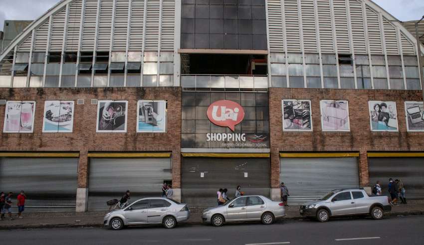 shopping uai bh comercio fechado