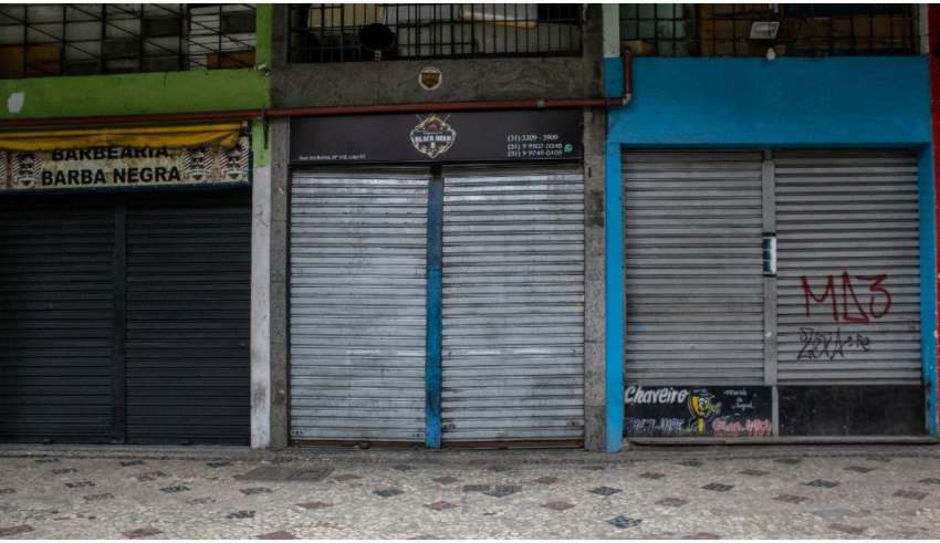 comércio fechado bh