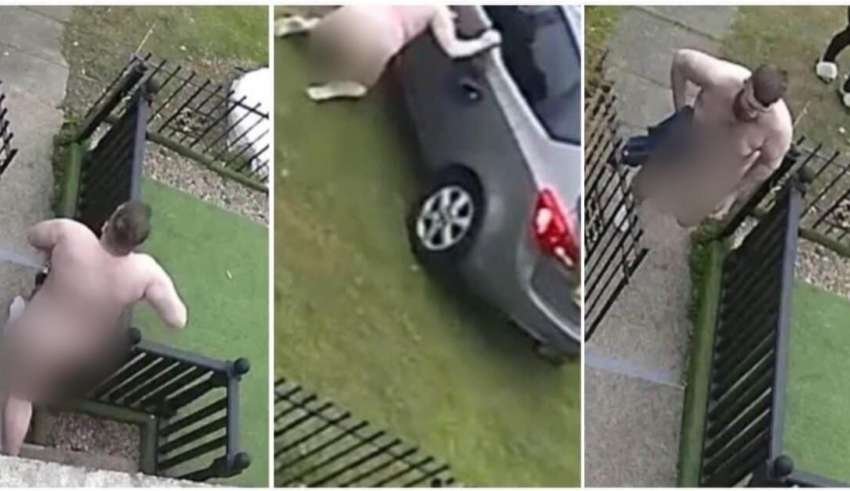 homem pelado falso sequestro sobrinha