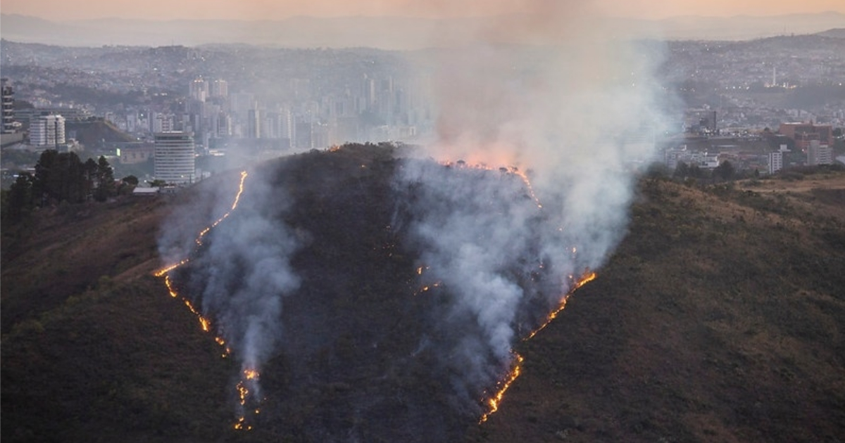 incêndio na Serra do Curral