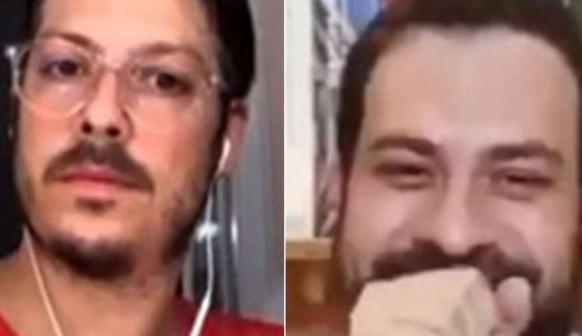 Porchat e Boulos em live
