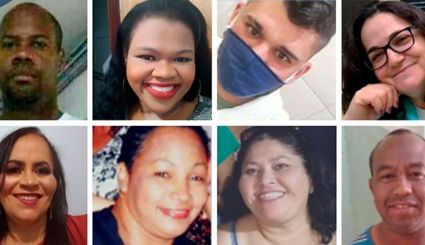 homens mulheres profissionais saude