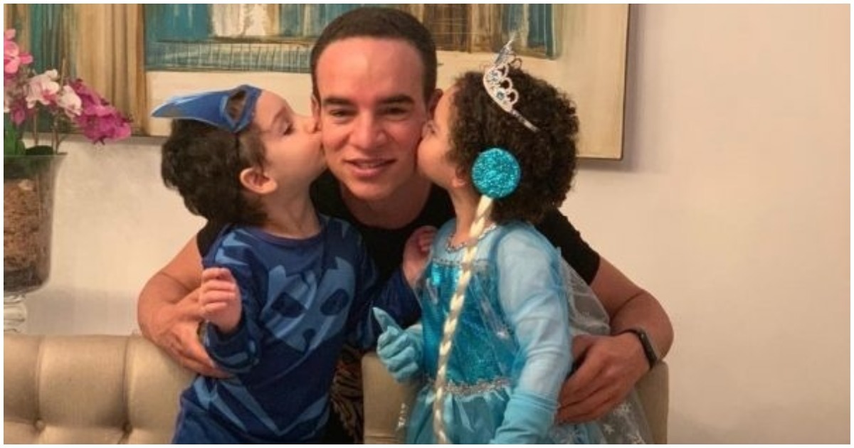 Anderson Franco Neves é pai solo
