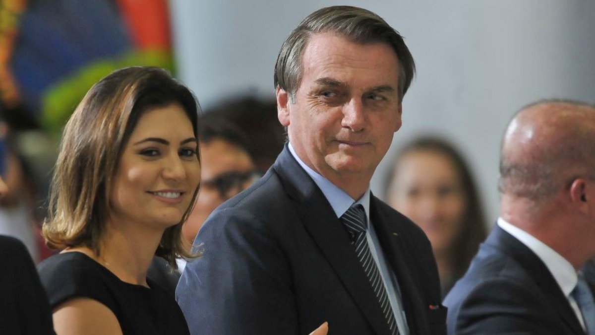 Michelle Bolsoanro e Jair Bolsonaro