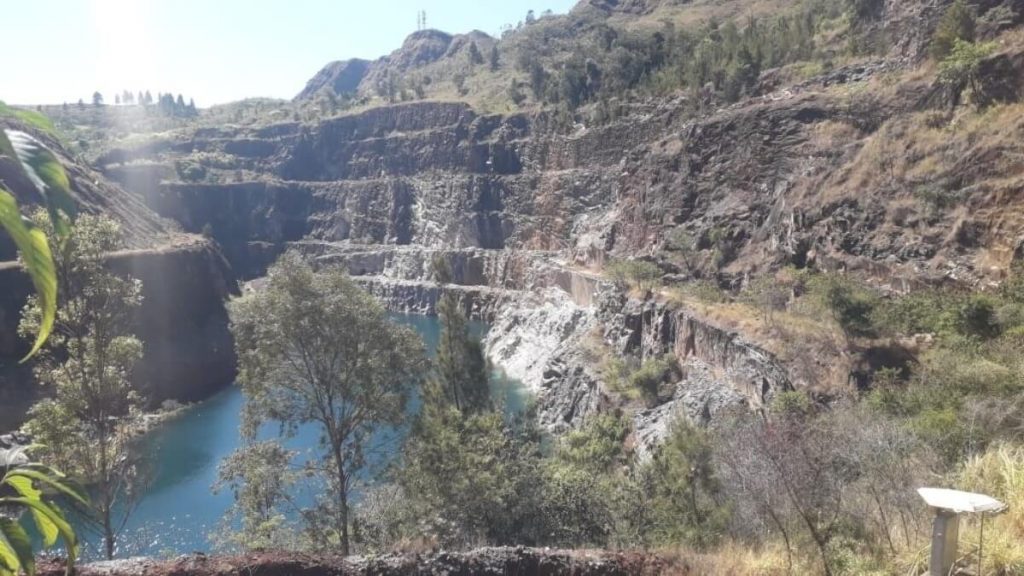 Pedreira na região do mangabeiras em Belo Horizonte