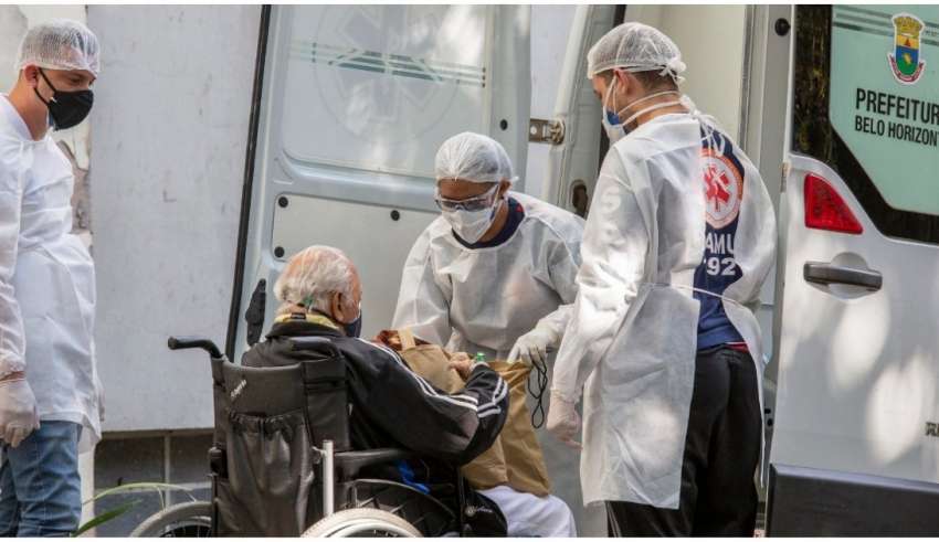 ambulância paciente covid