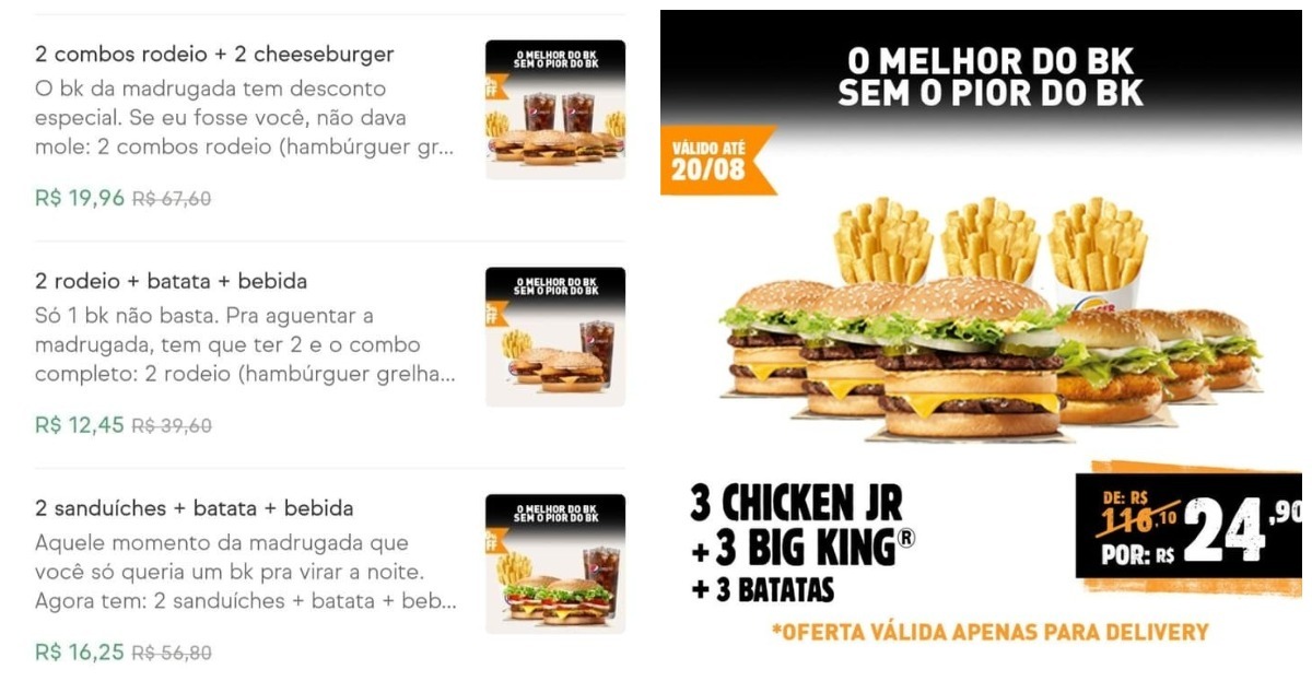 burger king promoção