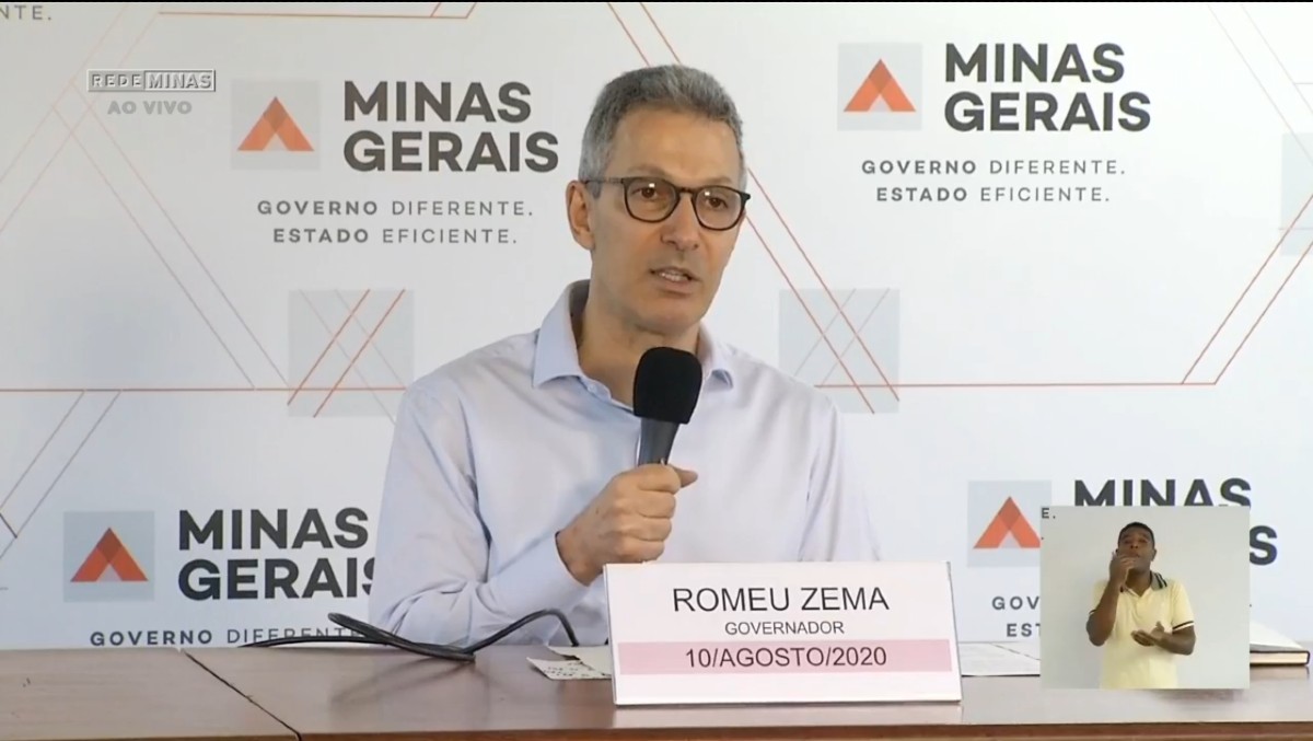romeu zema governador minas gerais entrevista coletiva