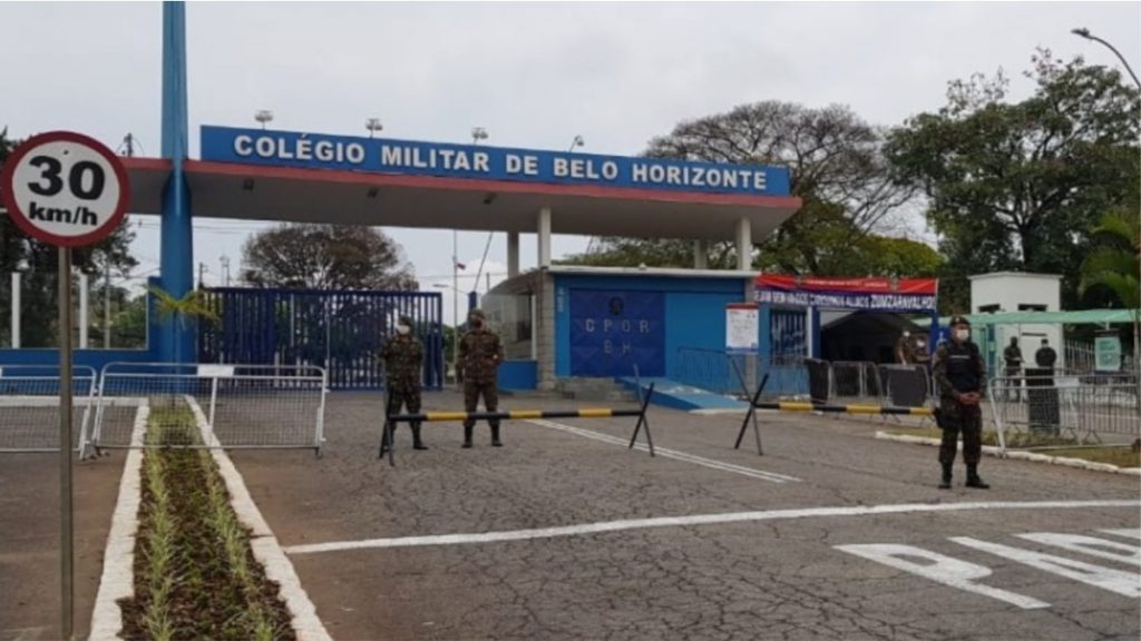 Fachada do Colégio Militar de BH