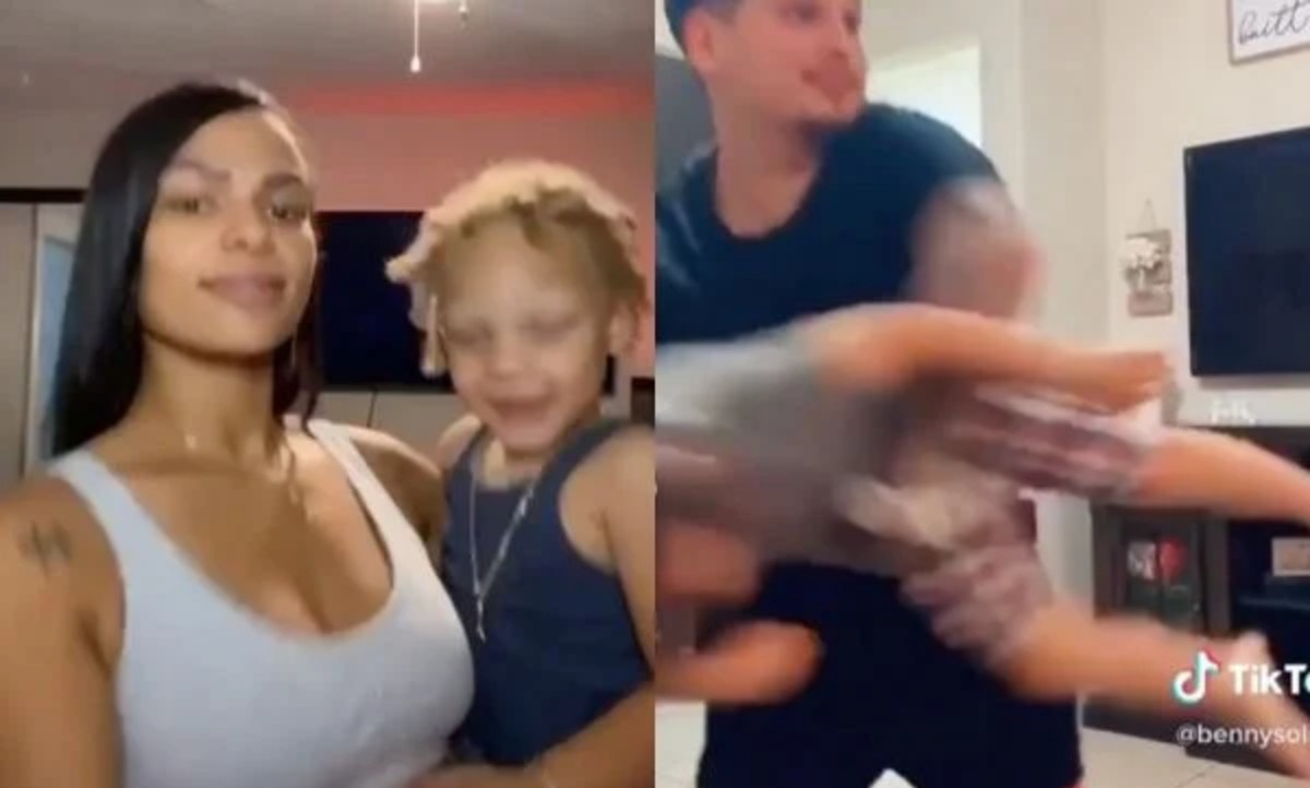Pais arremessam bebês em vídeos no TikTok