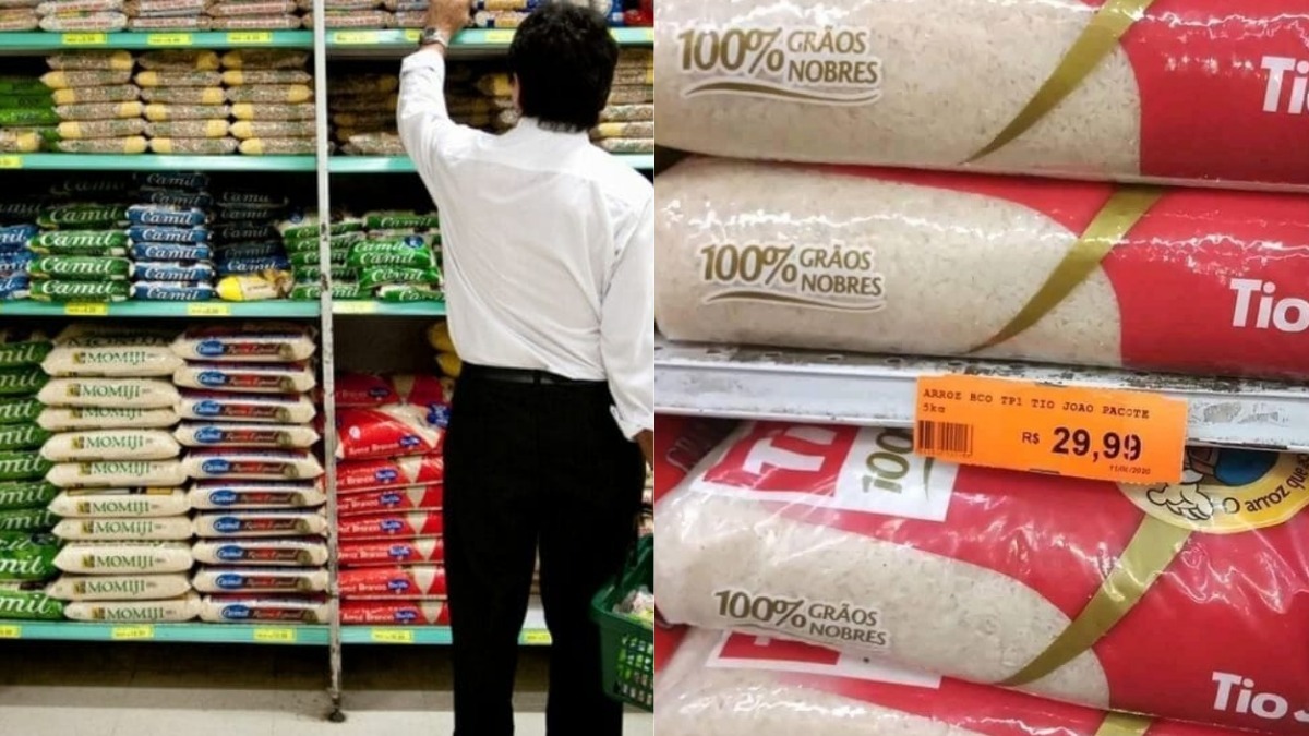 preco alto arroz supermercado