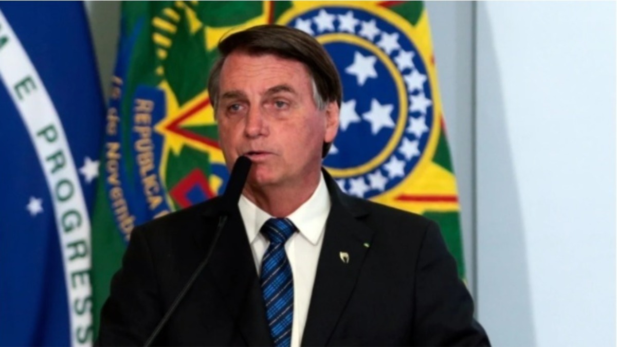Foto do presidente Bolsonaro