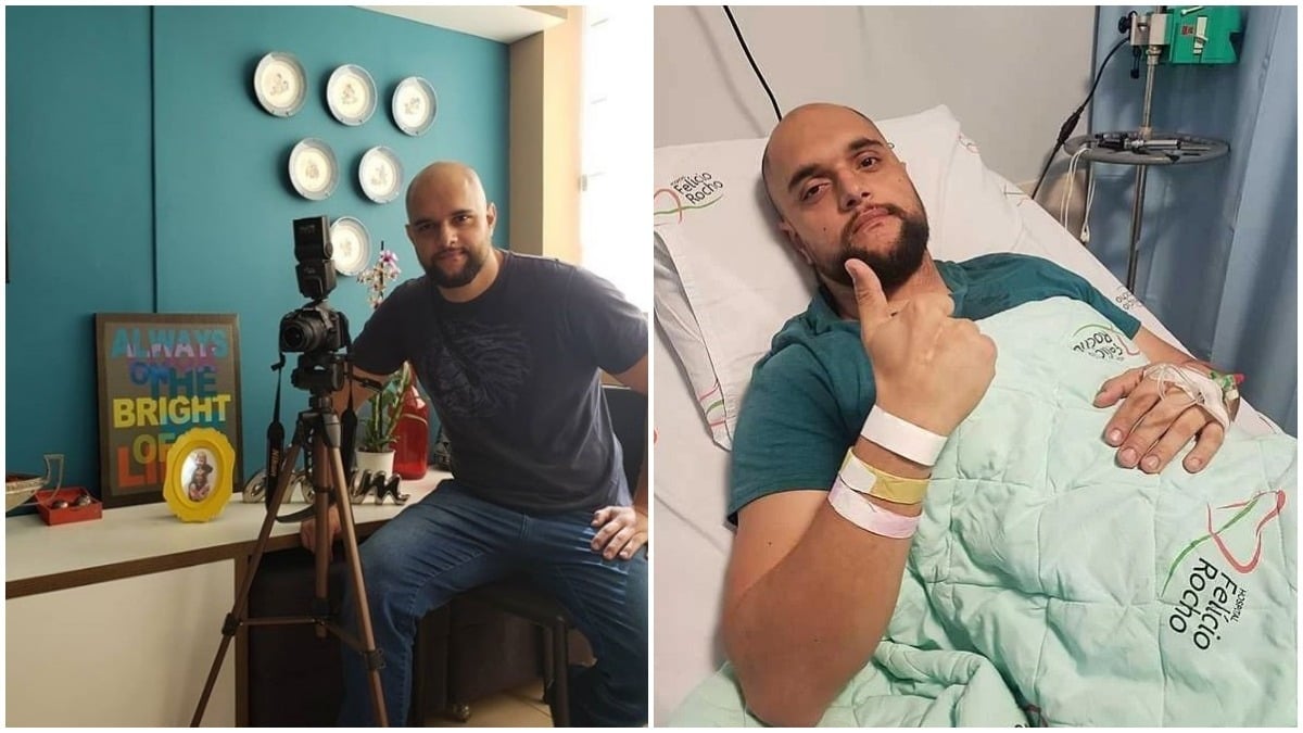 Ivo antes e depois do câncer