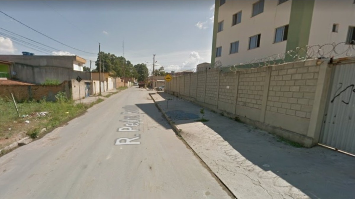 imagem da rua onde o casal mora em Justinópolis