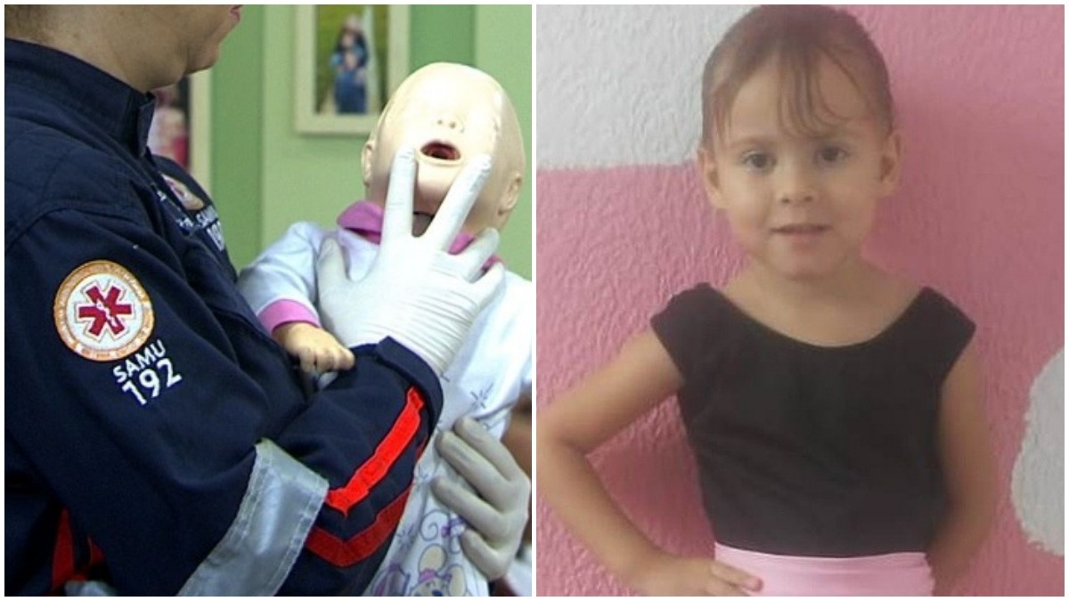 garota morre engasgar com comida