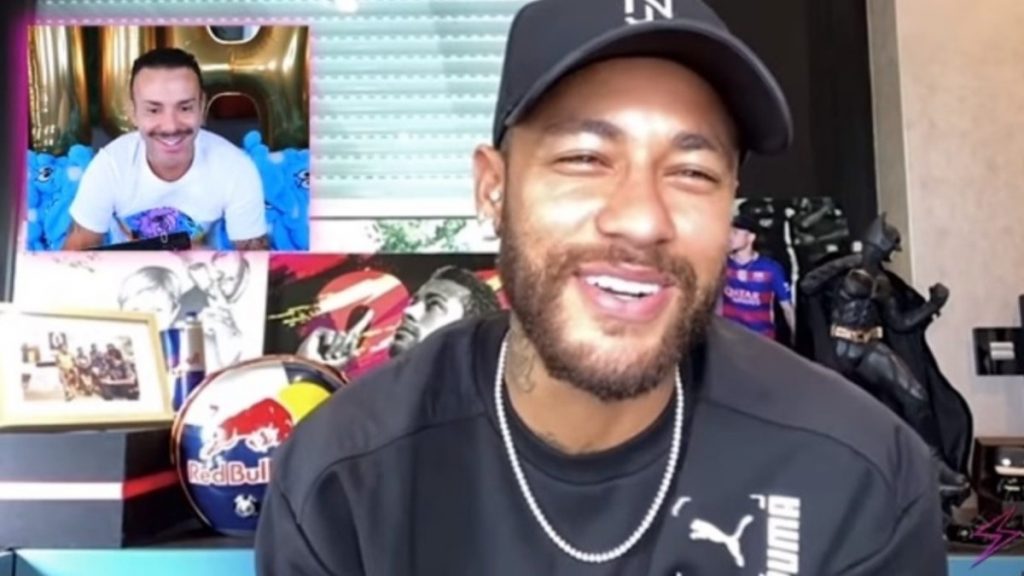 Neymar e Matheus Mazzafera