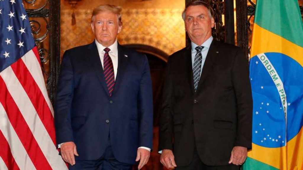 Trump com Bolsonaro