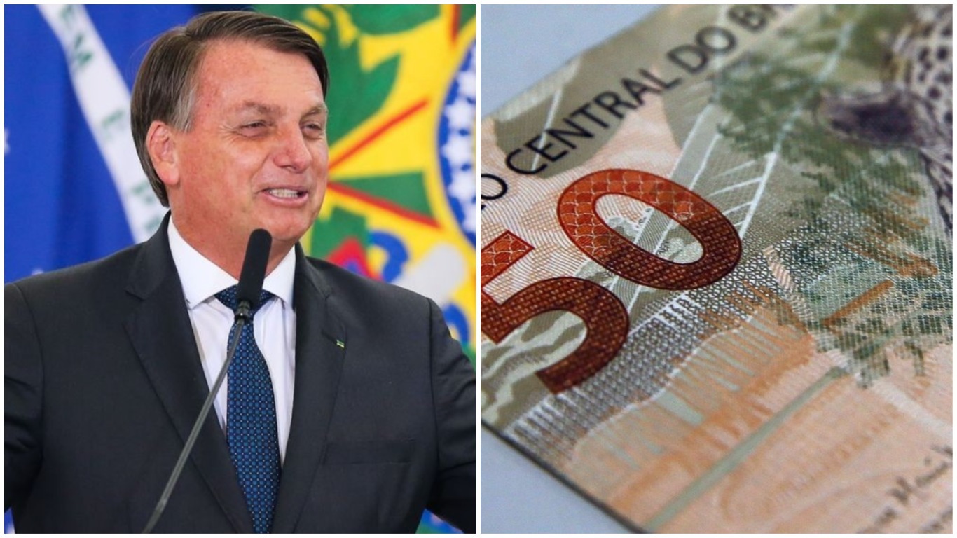 presidente jair bolsonaro nota 50 reais
