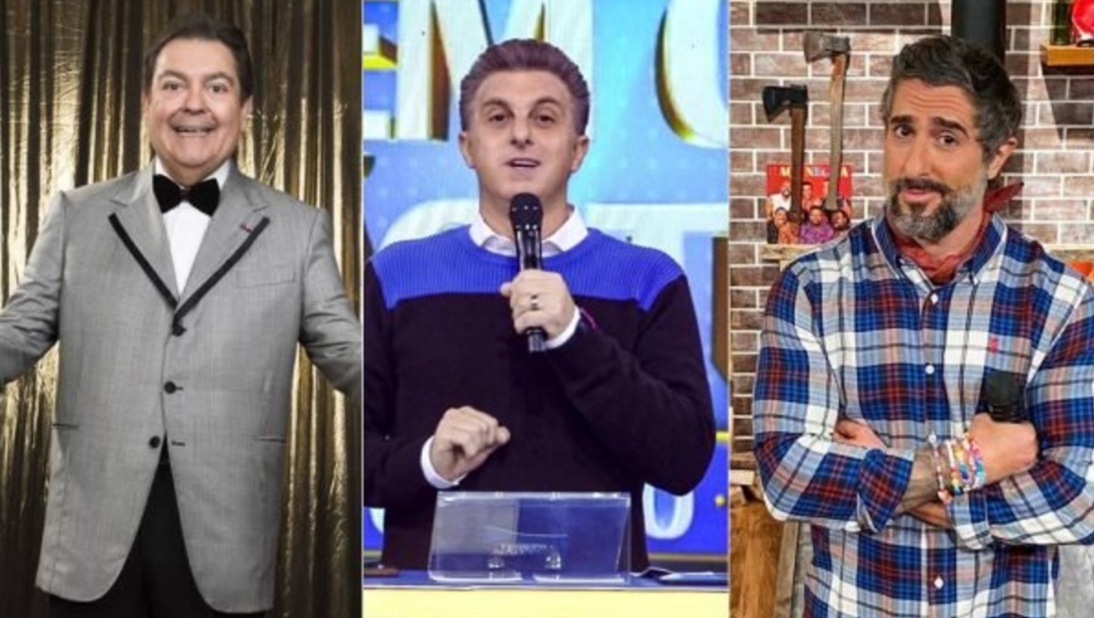 Faustão Luciano Huck Marcos Mion