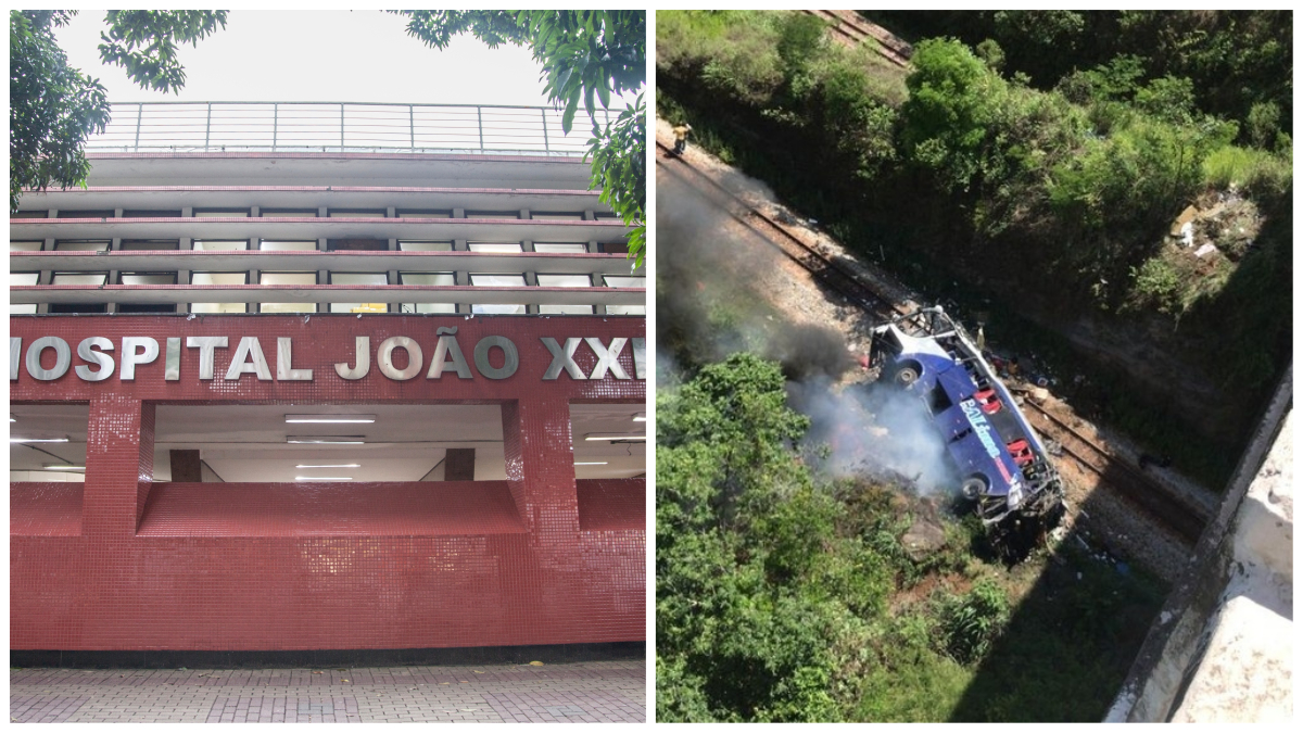 Fachada do Hospital João 23 ônibus que caiu em viaduto