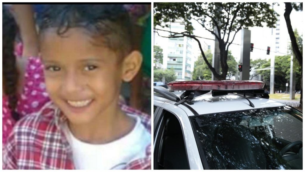 menino assassinado quando andava bicicleta viatura pm