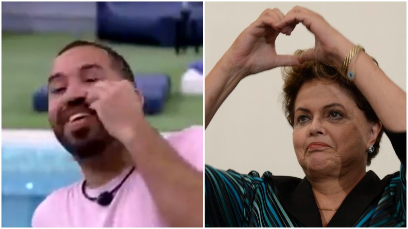 gil bbb dilma rousseff coracao