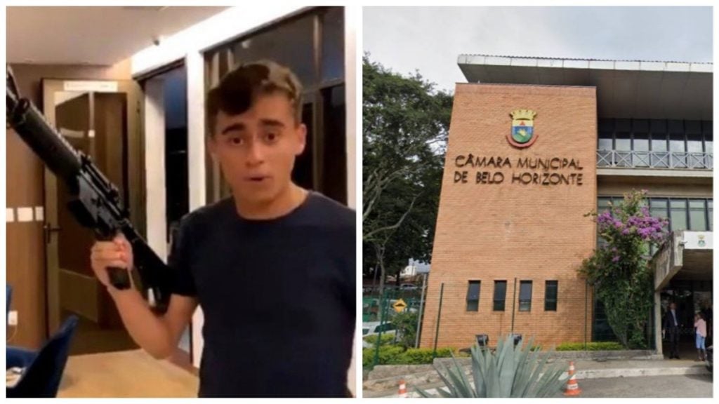 nikolas ferreira fachada câmara municipal bh