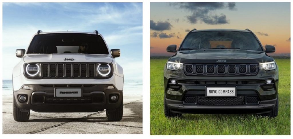 Renegade e Compass 80 anos