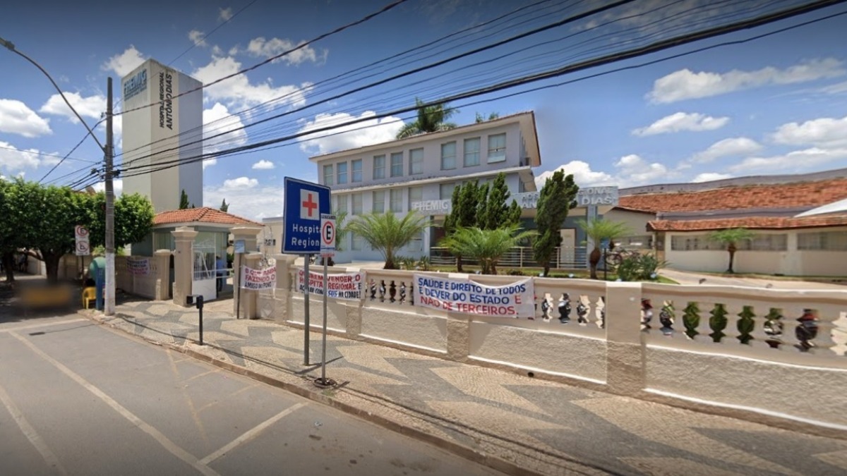 Fachada do Hospital Regional de Patos de Minas