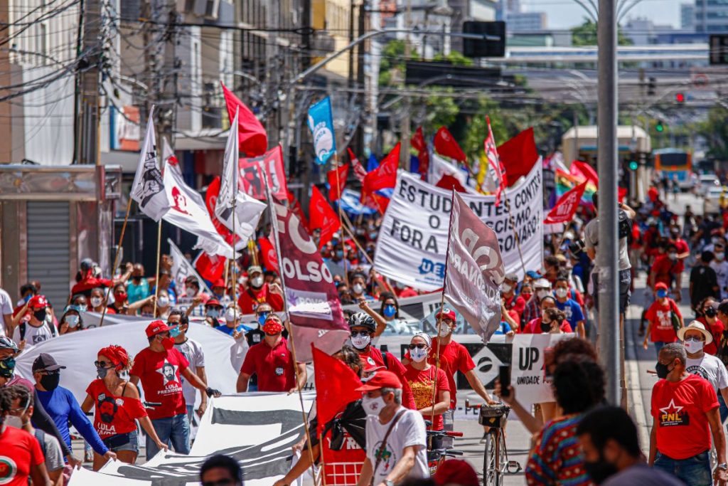 Ato contra Bolsonaro no Recife