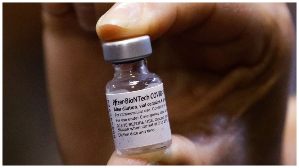 frasco de vacina covid