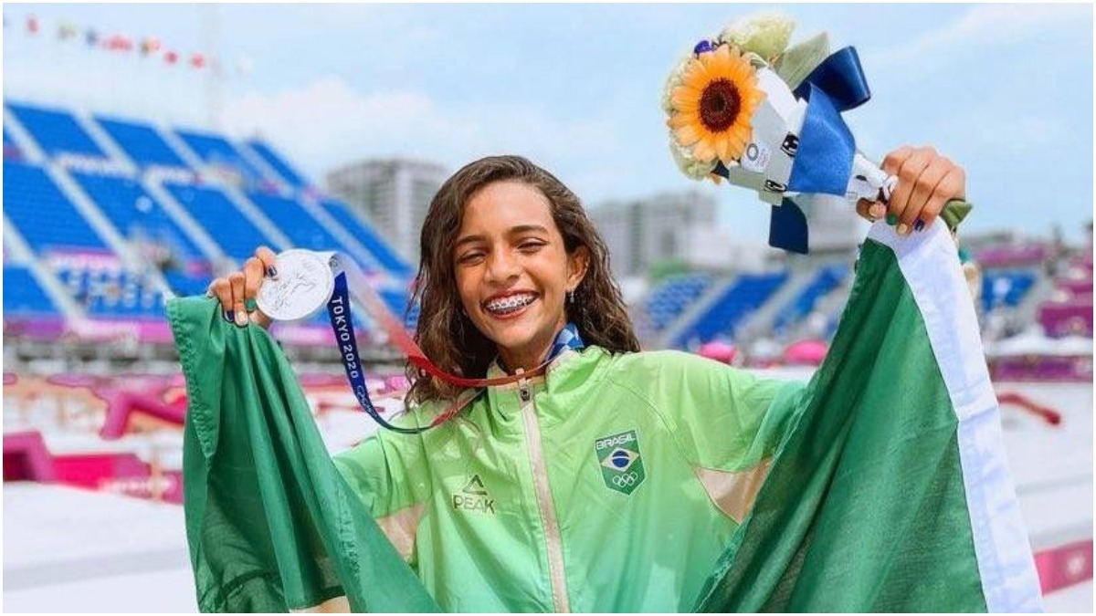 Rayssa Leal Skate medalha prata Brasil