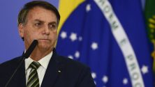 jair bolsonaro presidente republica federativa brasil microfone
