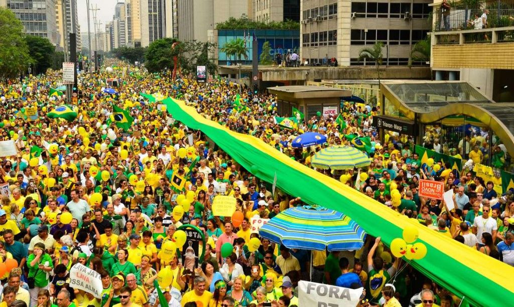 manifestação Dilma