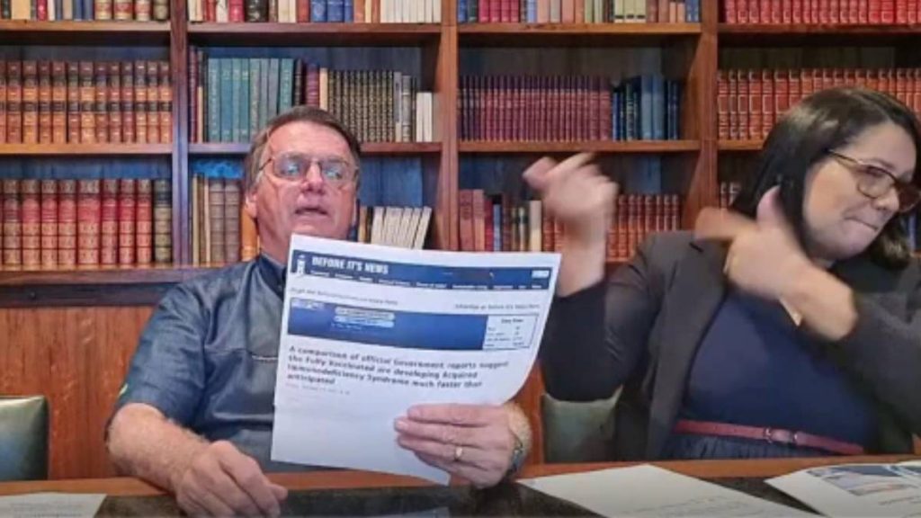 jair bolsonaro live youtube fake news
