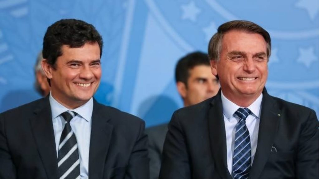Sérgio Moro e Jair Bolsonaro