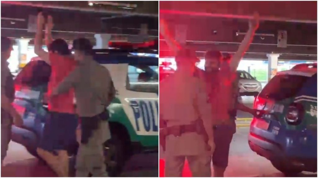 homem debocha prisão