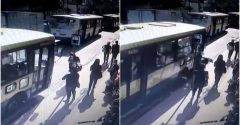 mulher atropelada ônibus divinópolis