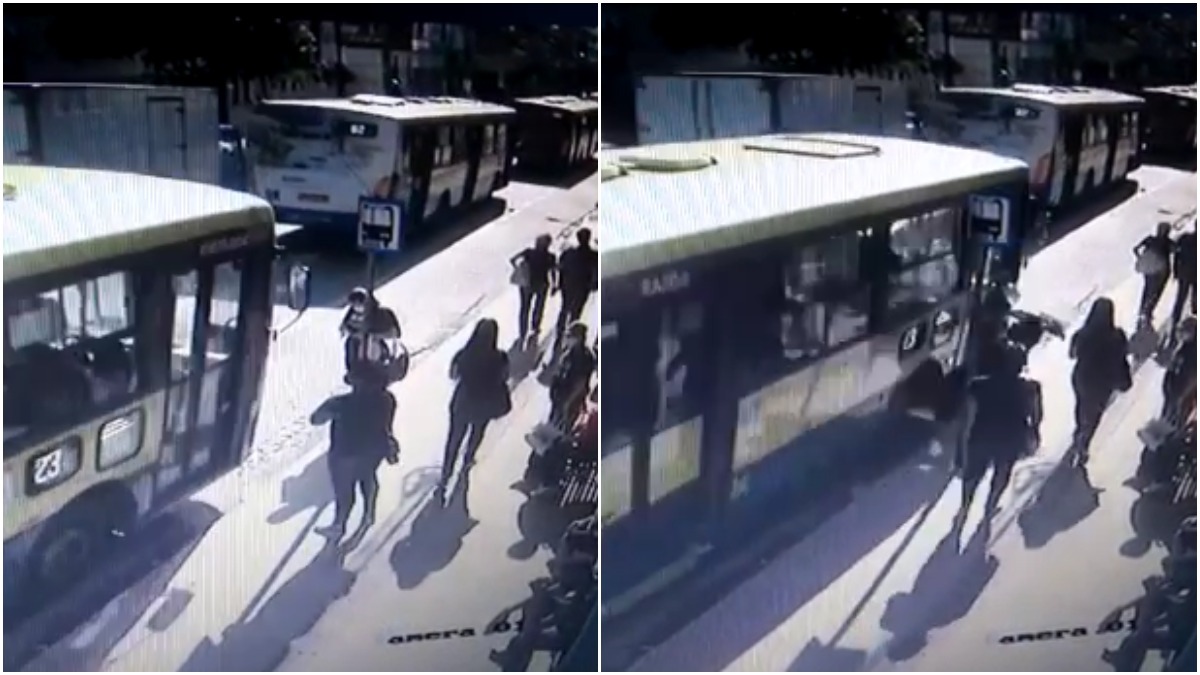 mulher atropelada ônibus divinópolis