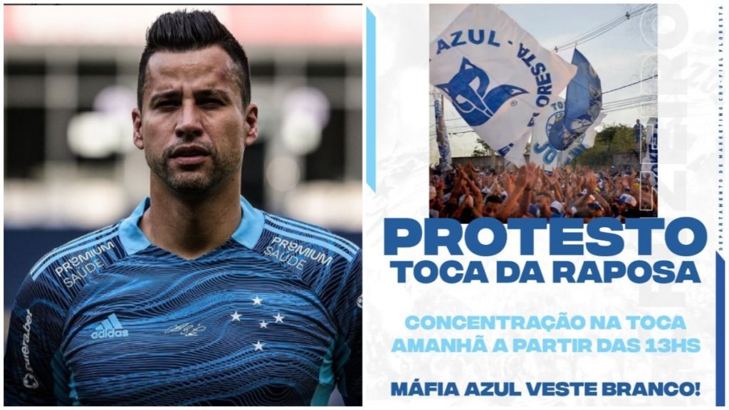 Máfia Azul convoca protesto por saída de Fábio