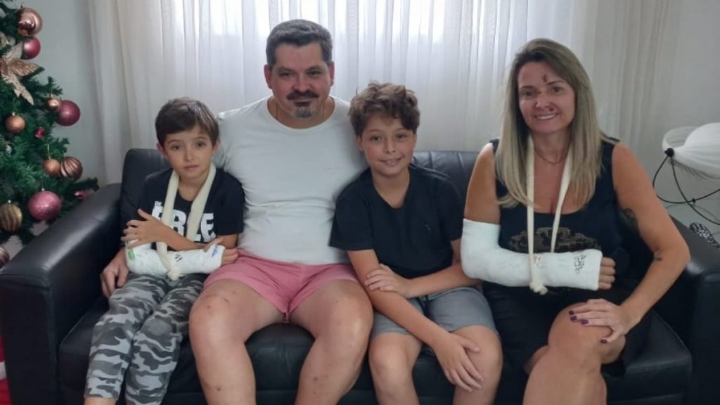 família sobrevivente tragédia capitólio