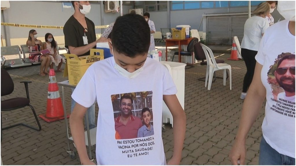 filho homenageia pai