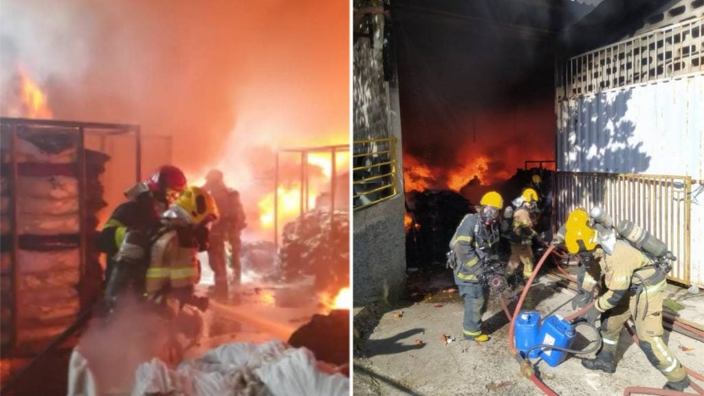 incendio fabrica tecidos