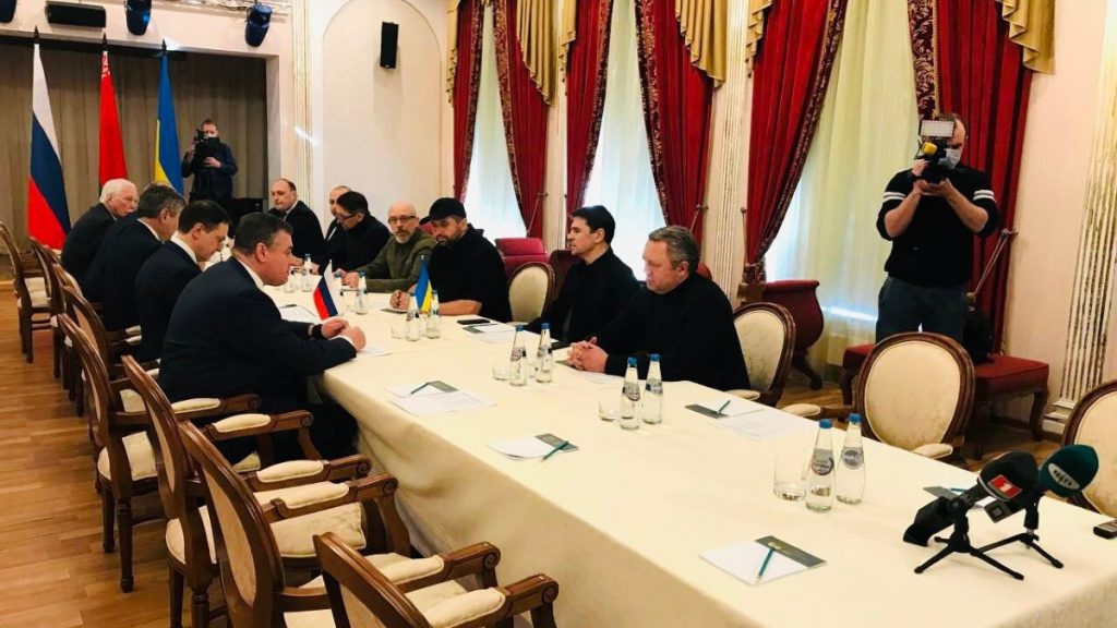 Reunião entre Rússia e Ucrânia
